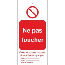 10 Etiquettes De Condamnation - Ne Pas Toucher