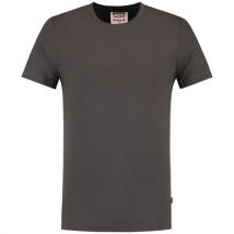 Tee-shirt Fitted 101004 Darkgrey S - Unisexe