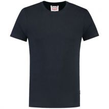 Tee-shirt Fitted 101004 Navy L - Unisexe