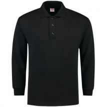 Sweat Col Polo 301004 Black L - Unisexe