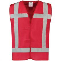 Gilet Réfléchissant 453014 Fluor Red Xl-xxl - Unisexe