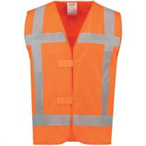 Gilet De Sécurité Norme Nl Rws 453015 Fluor Orange 3xl-4xl - Unisexe