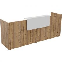 Banque D'accueil Filia + 28 M Blanc/chêne Brut