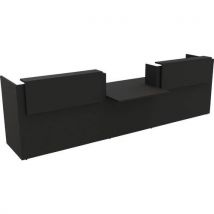 Banque D'accueil Filia + Pmr Centré 38 M Noir