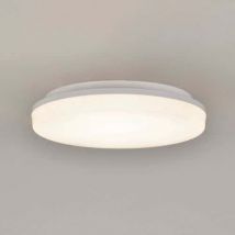 Applique/plafonnier Rond En Plastique Blanc