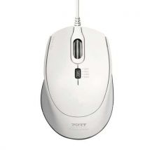 Souris Pro Silencieuse Filaire Blanche - Port Connect