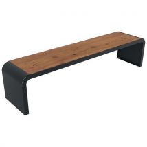 Banquette New York 2 M Pin Tyrol/métal Gris 7016