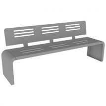 Banc New York 2 M Métal Ajouré Gris 9006
