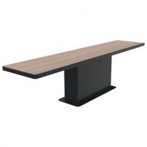 Banquette Louxor 1.80 M Chêne Clair/métal Gris 7016