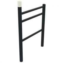 Barrière Lizel Pmr 1 M Tête Bombée Métal Gris 7016