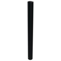 Buton Design - Potelet URBIN tête bombée - Acier Noir 1m Ø 102mm - Fixation Tiges Filetées - Voirie