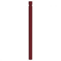 Potelet Vityl Tête Gorges Métal Htr 1 M Ø 76 Mm - Rouge 3004