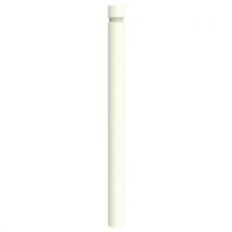 Potelet Vityl Tête Gorges Métal Htr 1 M Ø 90 Mm - Blanc 9010