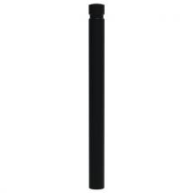 Potelet Vityl Tête Gorges Métal Htr 1 M Ø 102 Mm - Noir 9005