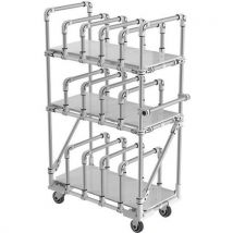 Chariot Porte Cartons 900x500x1500 Mm - 350 Kg