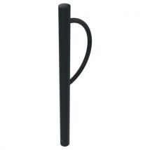 Buton Design - Support Vélo PARKEA Demi-Lune - Métal Gris Foncé 7016 - 1 Place - 120cm Hauteur - Robuste et Durable