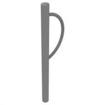 Support-vélos Parkea Demi-lune Tête Bombée Métal Gris 9006