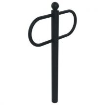 Support-vélos Parkea 2 Oblongs Tête Boule Métal Gris 7016