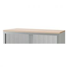 Top De Finition Mélaminé Pour Armoire 120 Cm Chêne Clair