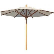 Parasol Palladio Standard Ø 3 M Sans Volant - Toile Écru