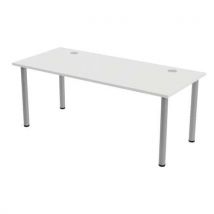 Bureau Tubo 180 X 80 Cm Blanc Alu