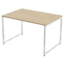 Bureau Kad Pieds Cadres 120 X 80 Cm Chêne Blanc