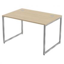 Bureau Kad Pieds Cadres 120 X 80 Cm Chêne Alu