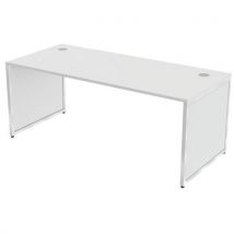 Bureau Kad Pieds Panneaux 180 X 80 Cm Blanc Blanc