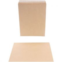 Pochette 260x330 90g Kraft Blond Auto Adhésive