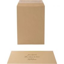 Pochette 162x229 90g Auto Adhésive Kraft