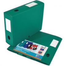 Boite Oxford Memphis 24x32 Dos 80mm Polypro À Plat - Vert