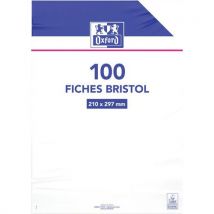 Fiche Bristol Non Perforée A4 Film 200p 210g Uni