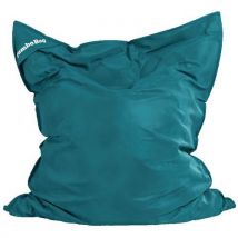 Coussin Jumbo Velvet Bleu Paon