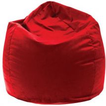 Pouf Poire William Velvet Rouge Scarlet