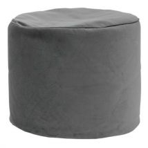 Pouf Rond Marilyn Velvet Onyx