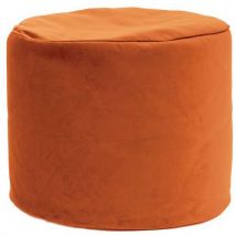 Pouf Rond Marilyn Velvet Terracotta