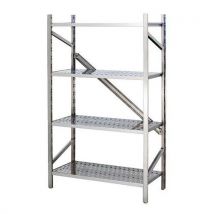 Rayonnage Inox Depart P.500xl.1000 - Ajouré