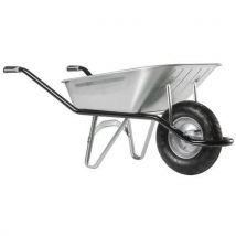 Brouette Acier 100l À Roue Gonflée