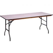 Table Pliante Ocean 183x76cmepoxy Noir