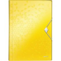 Classeur Ménager Wow - Jaune- Leitz