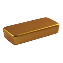 Boite Aluminium 17 X 7 X 3 Cm Doré