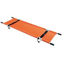 Brancard Pliant En 2 Dans Sa Longueur Orange