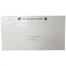 Pochette Dl 228x120 Mm Papier Cristal Neutre
