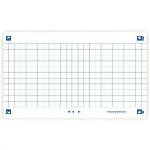 Fiches Bristol Flash 2.0 75x125mm Q5x5 Cadre Blanc - Oxford