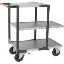 Servante 2 Plateaux 850x495 +1 Plateau 550x495-tole 400kg