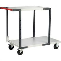 Servante 1 Plateau 1000x595+1 Plateau 700x595-mélaminé 250kg
