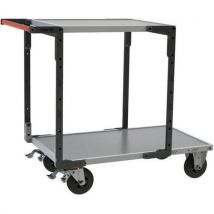 Servante 1 Plateau 1000x595+1 Plateau 700x595 -tole 400kg