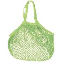 Sac Filet Coton De Couleur Vert Anis