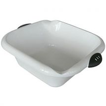 Cuvette Carrée Bimatière 13l De Couleur Blanche