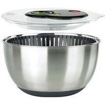 Essoreuse À Salade En Inox Avec Base Antidérapante